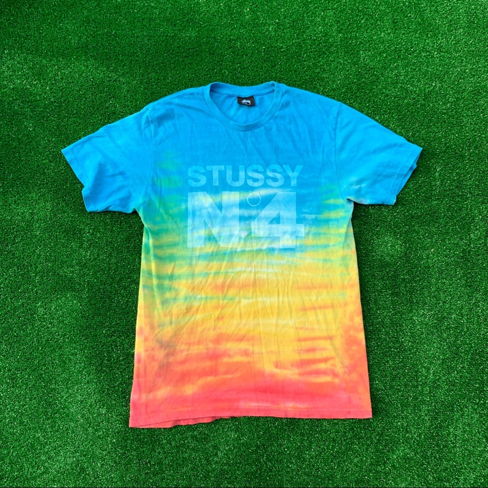 Custom Tie Dye Stussy T Shirt Men’s Medium